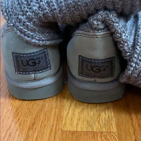 UGG Shoes Ugg Grey Classic Cardy Ii Knit Boot Poshmark